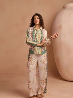 Style Island - White Victoria Floral Pants