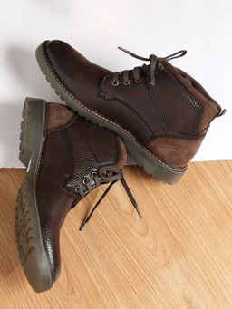 BUCKAROO - Jaripeo VALDEMAR Premium Vegan Synthetic Brown Casual Boots for Men