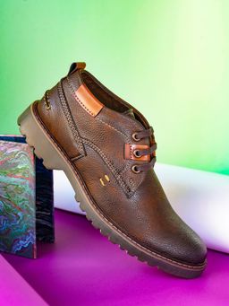 BUCKAROO - Jaripeo DELMAR Premium Vegan Synthetic Tan Casual Shoes for Men