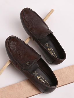 BUCKAROO - REX Genuine Leather Brown Casual Loafer for Men