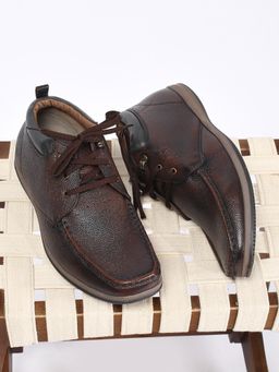 BUCKAROO - Bastian Brush Off Leather Brown Casual Shoes For Men