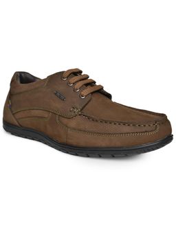 BUCKAROO - Ciddra Nubuck Leather Olive Casual Shoes for Men