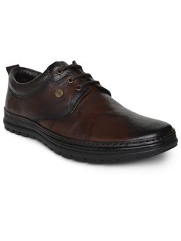 BUCKAROO - Sherca Crumbald Leather Brown Casual Shoes for Men
