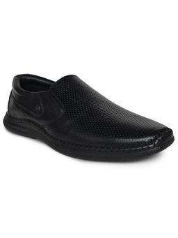 BUCKAROO - Innocent Natural Leather Black Casual Shoes for Men