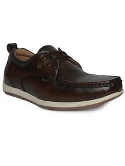BUCKAROO - HELLIO Genuine Leather Casual Shoes Brown