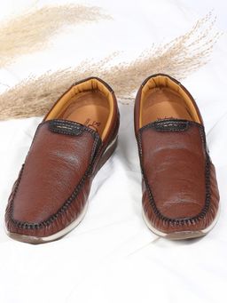 BUCKAROO - GOSA Genuine Leather Casual Loafers Tan