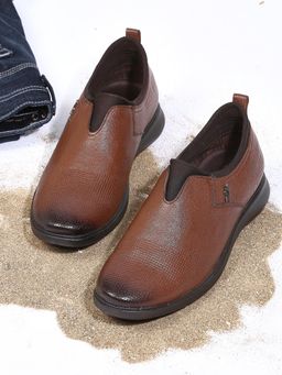 BUCKAROO - LAMBIRT Genuine Leather Casual Shoes Brown