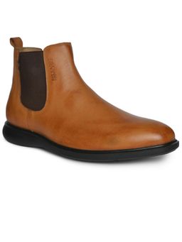 BUCKAROO - DGARDO Crust Leather Tan Chelsea Boots
