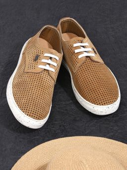 BUCKAROO - RX1 Suede Leather Tan Casual Shoes
