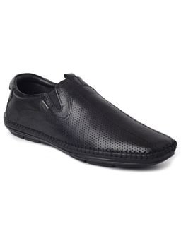 BUCKAROO - Albert New Genuine Leather Black Casual Loafers