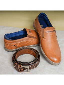 BUCKAROO - Breen Crust Leather Tan Sneakers