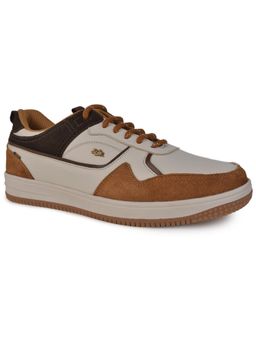 BUCKAROO - Kornel Vegan + Suede Leather Tan Sneakers