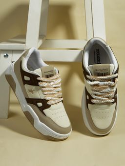 BUCKAROO - Paradox Brown Premium Vegan Synthetic Casual Sneakers for Men