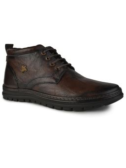 BUCKAROO - Conway Leather Brown Chukka Boots for Men