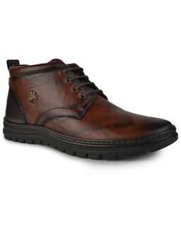 BUCKAROO - Conway Leather Tan Chukka Boots for Men