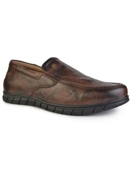 BUCKAROO - Salt New Leather Brown Loafers for Men