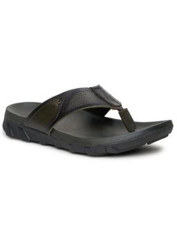 BUCKAROO - Olive Onyx Crust Leather Casual Flipflop for Men