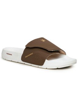 BUCKAROO - KAIYO Premium Vegan Synthetic Tan Casual Sliders Tan
