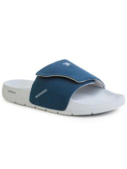 BUCKAROO - KAIYO Premium Vegan Synthetic Navy Blue Casual Sliders Navy Blue