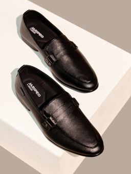 BUCKAROO - Men Black Noble Vegan Leather Loafers
