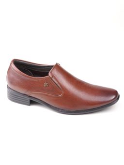 BUCKAROO - Velour Full Grain Natural Leather Tan Loafers for Men
