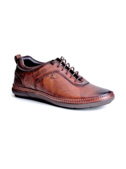 BUCKAROO - Oaklyn Full Grain Natural Leather Tan Casual Oxfords for Men