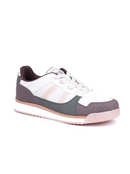 BUCKAROO - Veloce Vegan Leather Brown Casual Sneakers for Men