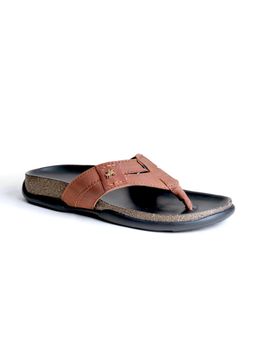 BUCKAROO - Solto Tan Tumbled Leather Casual Sandals