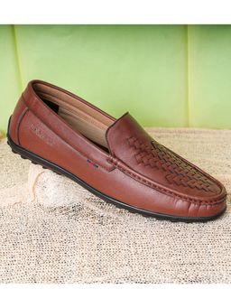 Jaripeo by BUCKAROO - Hamel Vegan Leather Brown Men Loafers