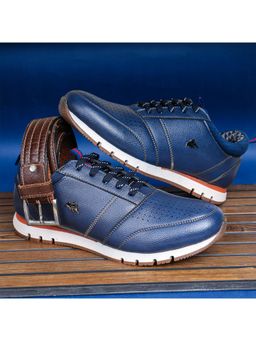 Jaripeo by BUCKAROO - Nab Vegan Leather Blue Men Sneakers