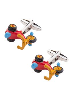The Tie Hub - Tri Cycle Red Cufflinks
