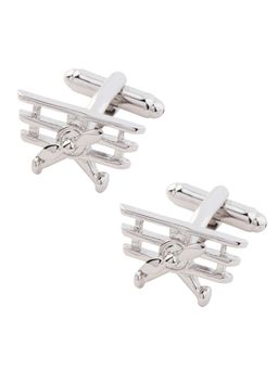 The Tie Hub - Glider Silver Cufflinks