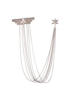 The Tie Hub - Royal Star Silver Chain Lapel Pin