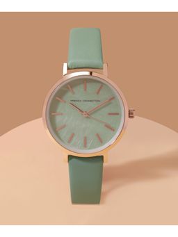 French Connection - Green Dial Analog Watch for Women - FCN00060C