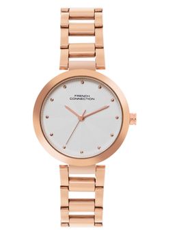 French Connection - White Dial Analog Watch for Women - FCN060B
