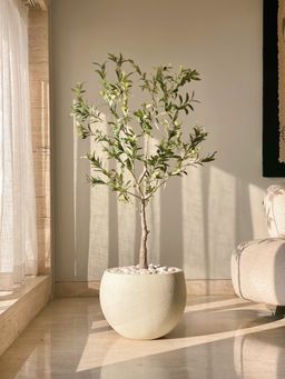 Mason Home - Artificial Infinite Olive Plant - 4 Feet