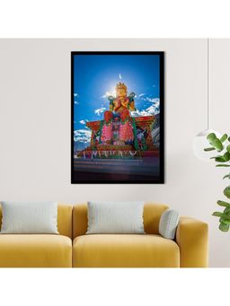 Dekorstation - Buddhist Monastery Spiritual Lord Buddha Canvas Painting
