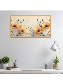 Dekorstation - Golden Yellow Blossom Symphony Elegant Floral Artwork