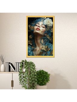 Dekorstation - Beauty Luxury Floral Abstract Woman Wall Painting Room Wall Decoration
