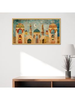 Dekorstation - Illustration Of A Mosque Canvas Art For Modern Decor
