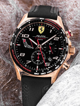 Scuderia Ferrari - PILOTA EVO 0830719 Black Dial Watch