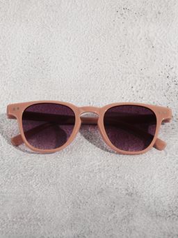 DukieKooky - Unisex Kids Brown Frame & Black Lens Wayfarer Sunglasses