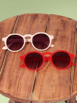 DukieKooky - Unisex Kids Round Sunglasses
