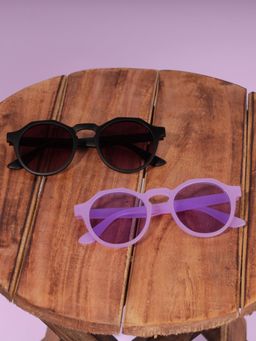 DukieKooky - Unisex Kids Round Sunglasses