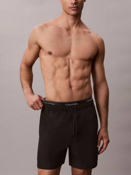 Calvin Klein - Black Solid Mid Rise Boxer