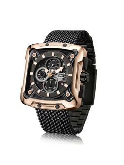 Alexandre Christie - 3030 MCB Chronograph for Men - Black Rose Gold