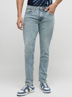 Jack & Jones - Blue Slim Fit Stretch Jeans