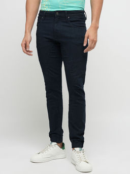 Jack & Jones - Navy Blue Anti-Fit Stretch Jeans