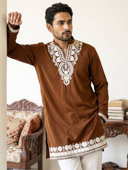 Jompers - Ethnic Japanese Fabric Embroidered Kurta