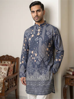 Jompers - Traditional Cotton Blend Printed Kurta